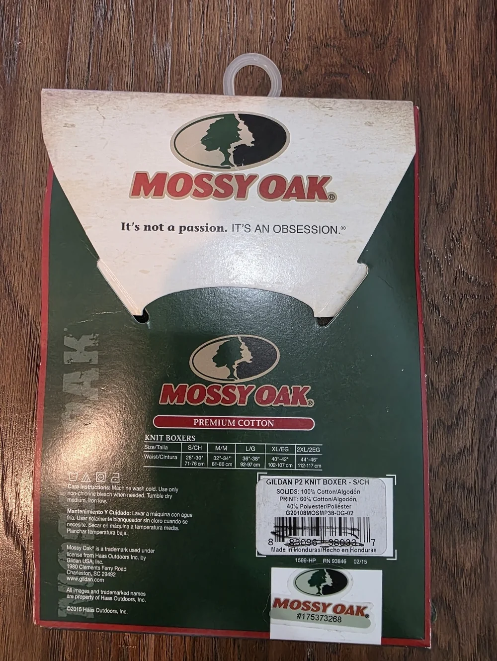 Mossy Oak Mens Boxer Briefs 2 Fitted 2 Loose Camouflage Black  Size Small NEW